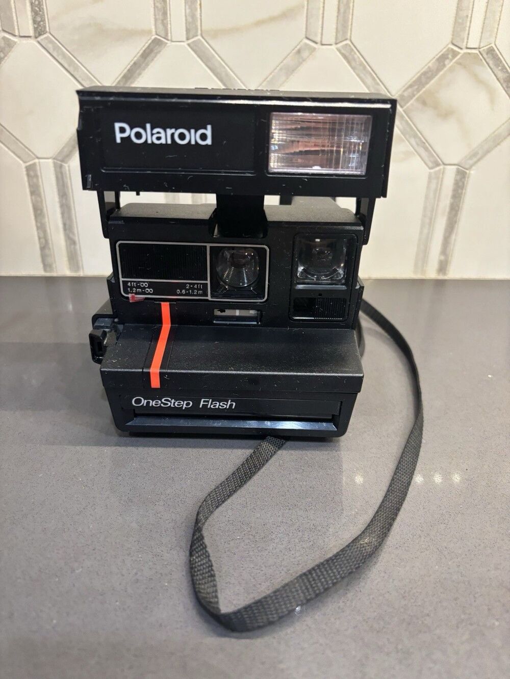 Vintage Polaroid One Step Flash 600 Instant Camera 80s 90s Retro Film Untested